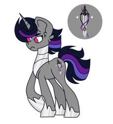 Size: 1024x1120 | Tagged: safe, artist:yourrdazzle, derpibooru import, oc, oc:crescent dionne, pony, unicorn, female, mare, simple background, solo, transparent background