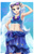 Size: 798x1240 | Tagged: safe, artist:chigusa, derpibooru import, trixie, human, armpits, belly button, bikini, clothes, dialogue, female, hand on hip, humanized, midriff, open mouth, sarong, smiling, solo, sunglasses, swimsuit