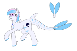 Size: 3600x2400 | Tagged: safe, artist:eyeburn, derpibooru import, oc, oc:starburn, original species, shark, shark pony, jewelry, necklace, simple background, species swap, transparent background