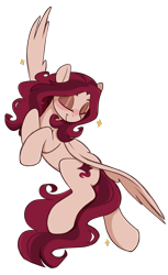 Size: 1100x1800 | Tagged: safe, artist:crimmharmony, derpibooru import, oc, oc only, oc:crimm harmony, pegasus, eyes closed, eyeshadow, female, flying, makeup, mare, simple background, solo, transparent background