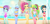 Size: 3698x1743 | Tagged: safe, artist:invisibleink, derpibooru import, indigo zap, lemon zest, sour sweet, sugarcoat, sunny flare, equestria girls, beach, bikini, clothes, crystal prep shadowbolts, female, females only, glasses, hoodie, looking at you, shadow five, shadowbolts, sleeveless, sports, summer, sun, sunglasses, swimsuit, volleyball, volleyball net