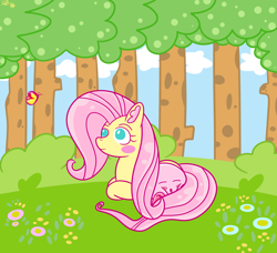 Size: 3646x3321 | Tagged: safe, artist:moomew64, derpibooru import, fluttershy, butterfly, pegasus, pony, crossover, cute, kirby, kirby (character), nintendo, shyabetes, sleeping, tree