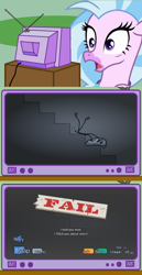 Size: 564x1093 | Tagged: safe, derpibooru import, silverstream, exploitable meme, henry stickmin, henry stickmin collection, meme, obligatory pony, stairs, sweet bro and hella jeff, that hippogriff sure does love stairs, tv meme