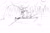 Size: 1500x1000 | Tagged: safe, anonymous artist, derpibooru import, oc, oc:anon, oc:bait pony, human, pony, /mlp/, boat, drawthread, fishing, monochrome, simple background, white background