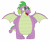 Size: 4464x3640 | Tagged: safe, artist:aleximusprime, derpibooru import, spike, dragon, adult, adult spike, arm behind back, chubby, fat, fat spike, looking at you, older, older spike, open mouth, simple background, solo, transparent background, winged spike