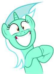 Size: 7010x9700 | Tagged: safe, artist:tardifice, derpibooru import, lyra heartstrings, pony, absurd resolution, faic, irrational exuberance, simple background, smiling, solo, transparent background, vector