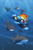 Size: 1000x1493 | Tagged: safe, artist:vultraz, derpibooru import, rainbow dash, pegasus, pony, shark, /mlp/, diving, drawthread, requested art, scuba, scuba diving, scuba gear, solo, swimming, underwater, wetsuit