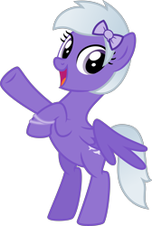 Size: 4000x5961 | Tagged: safe, artist:melisareb, derpibooru exclusive, derpibooru import, oc, oc only, oc:comment, pegasus, pony, absurd resolution, bracelet, derpibooru, derpibooru ponified, female, jewelry, looking at you, mare, meta, ponified, rearing, ribbon, show accurate, simple background, solo, transparent background, vector, wings