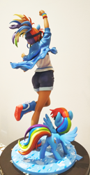 Size: 1866x3624 | Tagged: safe, derpibooru import, rainbow dash, human, pony, human ponidox, humanized, kotobukiya, kotobukiya rainbow dash, self ponidox