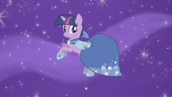 Size: 1920x1080 | Tagged: safe, derpibooru import, screencap, twilight sparkle, suited for success, clothes, cute, dress, gala dress, rearing, solo, twiabetes