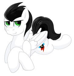 Size: 2433x2495 | Tagged: safe, artist:leadthepone, derpibooru exclusive, derpibooru import, oc, oc only, oc:skysprinter, pegasus, commission, pegasus oc, simple background, solo, white background, wings