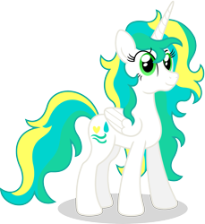 Size: 1885x2055 | Tagged: safe, artist:flashlighthouse, derpibooru import, oc, oc only, oc:lagoon star, alicorn, alicorn oc, female, horn, simple background, solo, transparent background, wings
