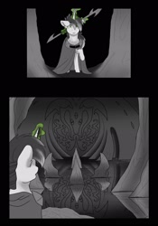 Size: 1600x2291 | Tagged: safe, artist:tillie-tmb, derpibooru import, oc, oc:tempest, comic:the amulet of shades