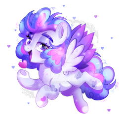 Size: 800x803 | Tagged: safe, artist:ipun, derpibooru import, oc, oc only, oc:daydream, pegasus, pony, female, mare, simple background, solo, transparent background, two toned wings, wings