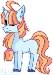 Size: 503x706 | Tagged: safe, artist:rina shinestar, derpibooru import, oc, oc only, oc:amber christine, unicorn, female, horn, mare, simple background, solo, transparent background, unicorn oc, watermark