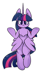 Size: 800x1200 | Tagged: safe, artist:sunnypaw121, derpibooru import, part of a set, twilight sparkle, twilight sparkle (alicorn), alicorn, pony, chest fluff, female, looking at you, mare, simple background, solo, transparent background