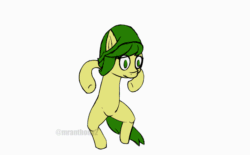 Size: 788x487 | Tagged: safe, artist:mranthony2, derpibooru import, oc, oc:lemon bounce, pony, animated, bipedal, clapping, cute, dancing, distraction dance, henry stickmin, henry stickmin collection, smiling, solo, wat