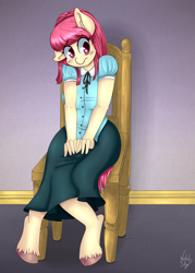 Size: 3717x5200 | Tagged: safe, artist:wickedsilly, oc, oc only, anthro, anthro oc, solo