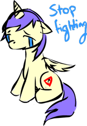 Size: 322x464 | Tagged: safe, alula, pluto, princess erroria, alicorn, pony, crying, solo