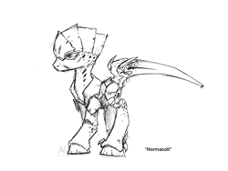 Size: 1600x1200 | Tagged: safe, artist:poniesofthekeene, hormagaunt, ponified, tyranids, warhammer (game), warhammer 40k