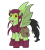 Size: 2259x2538 | Tagged: safe, artist:edcom02, artist:jmkplover, bat pony, pony, bat wings, crossover, fangs, golden eyes, green goblin, marvel, norman osborn, ponified, simple background, spider-man, spiders and magic ii: eleven months, spiders and magic iii: days of friendship past, spiders and magic iv: the fall of spider-mane, spiders and magic: rise of spider-mane, transparent background