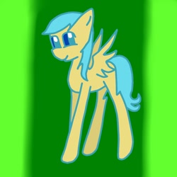 Size: 894x894 | Tagged: safe, artist:lestee, sunshower raindrops, pegasus, pony, female, mare, solo, yellow coat