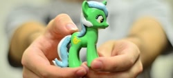 Size: 435x196 | Tagged: safe, lyra heartstrings, pony, unicorn, brushable, custom, hand, irl, photo, toy