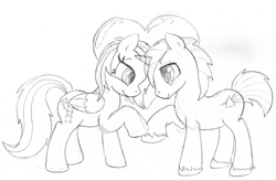 Size: 900x591 | Tagged: safe, artist:foxxy-arts, oc, oc only, oc:gummipony, oc:roy g. biv