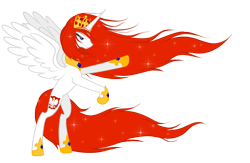 Size: 3000x1954 | Tagged: safe, artist:flerfarvet, oc, oc only, oc:queen poland, alicorn, pony, alicorn oc, nation ponies, poland, ponified, simple background, transparent background, vector