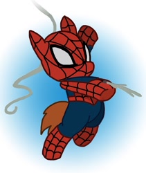 Size: 860x1020 | Tagged: safe, artist:artdude529, pony, mane, ponified, spider-man