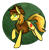 Size: 846x867 | Tagged: safe, artist:radioactive-k, braeburn, earth pony, pony, cowboy hat, male, two toned mane