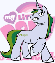 Size: 760x872 | Tagged: safe, pony, /mlp/, >rape, mane, ponified