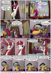 Size: 1080x1527 | Tagged: safe, artist:az-pekt, discord, oc, accidentally, comic, lauren faust, ponified