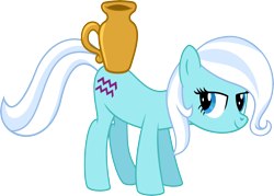 Size: 8513x6102 | Tagged: safe, artist:ulyssesgrant, oc, oc only, oc:aquarius, earth pony, pony, absurd resolution, aquarius, female, jug, lidded eyes, mare, ponyscopes, simple background, solo, transparent background, vector, zodiac