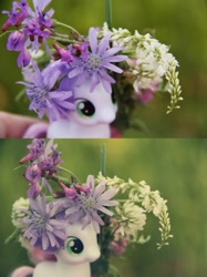 Size: 500x667 | Tagged: safe, sweetie belle, brushable, floral head wreath, flower, irl, photo, toy