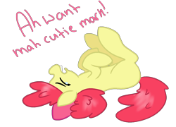 Size: 1270x912 | Tagged: safe, artist:robynne, apple bloom, earth pony, apple bloom's bow, female, filly, hair bow, red mane, yellow coat