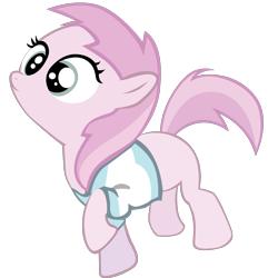 Size: 1500x1500 | Tagged: safe, artist:ocarina0ftimelord, piña colada, earth pony, pony, applecore, background pony, clothes, female, filly, foal, piña cutelada, shirt, simple background, solo, t-shirt, transparent background, vector