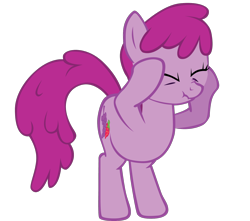 Size: 1700x1500 | Tagged: safe, artist:ocarina0ftimelord, berry punch, berryshine, berry scrunch, reaction image, scrunchy face, simple background, transparent background, vector