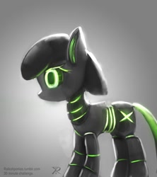 Size: 818x922 | Tagged: safe, artist:raikoh, robot, console ponies, ponified, xbox