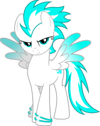 Size: 4749x6000 | Tagged: safe, artist:powerpuncher, oc, oc only, oc:sky paw, pegasus, pony, absurd resolution, simple background, solo, transparent background, vector