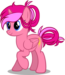 Size: 3851x4400 | Tagged: safe, artist:austiniousi, oc, oc only, oc:lightning rod, alicorn, pony, alicorn oc, simple background, solo, transparent background, vector