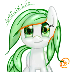 Size: 1080x1080 | Tagged: safe, artist:php38, oc, oc only, earth pony, pony, robot