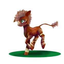 Size: 4000x4000 | Tagged: safe, artist:owlvortex, oc, oc only, okapi, solo