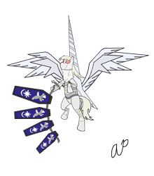 Size: 1280x1456 | Tagged: safe, artist:lanceomikron, megami tensei, messiah, persona, persona 3, ponified, shin megami tensei, simple background, solo