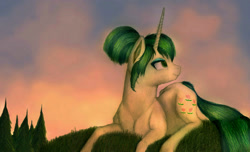 Size: 1821x1104 | Tagged: safe, artist:thedashinpony, oc, oc only, pony, unicorn, solo