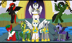 Size: 1024x620 | Tagged: safe, artist:ladyanidraws, oc, oc only, pony, watermark