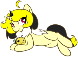 Size: 500x370 | Tagged: safe, artist:kikiluv17, oc, oc only, alicorn, bee, pony, alicorn oc