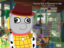 Size: 800x600 | Tagged: safe, artist:hugboxfag, fluffy pony, advertisement, fbwend, fluffyderpy, greatest hits, toy story