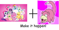 Size: 484x248 | Tagged: safe, exploitable meme, make it happen, meme, pokémon, slowception, slowpoke, slowpoke (pokémon)