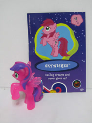Size: 1200x1600 | Tagged: safe, skywishes, pony, collector card, mane, toy